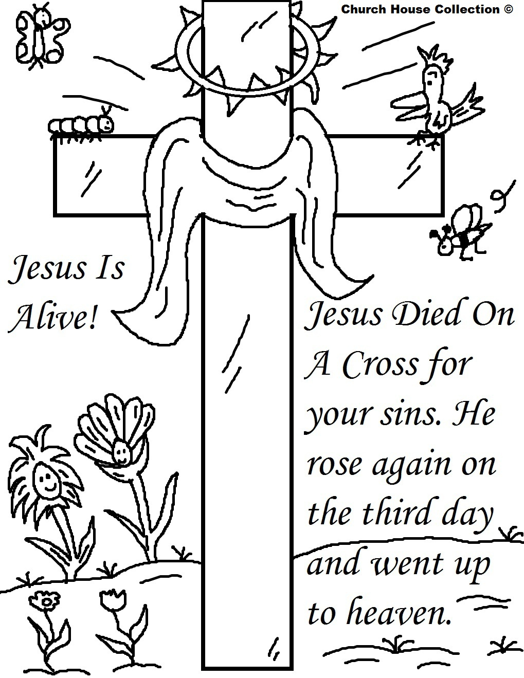 25 Religious Easter Coloring Pages | Free Easter Activity Printables - Free Easter Color Pages Printable