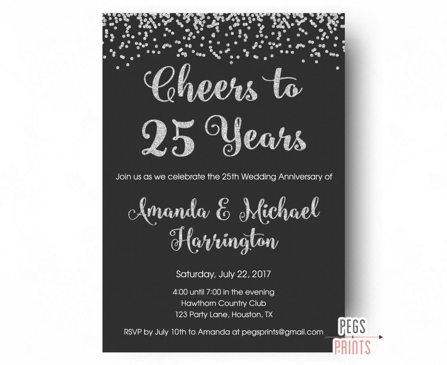25Th Anniversary Invitations - Printable 25Th Wedding Anniversary - Free Printable 60Th Wedding Anniversary Invitations