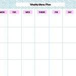 28 Useful Printable Monthly Meal Planners | Kittybabylove   Free Printable Monthly Meal Planner