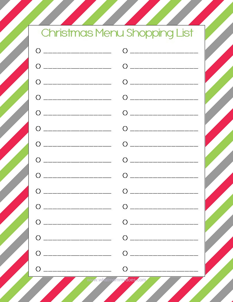 29 Images Of Xmas Shopping List Template | Tonibest Free - Free Printable Christmas List Maker