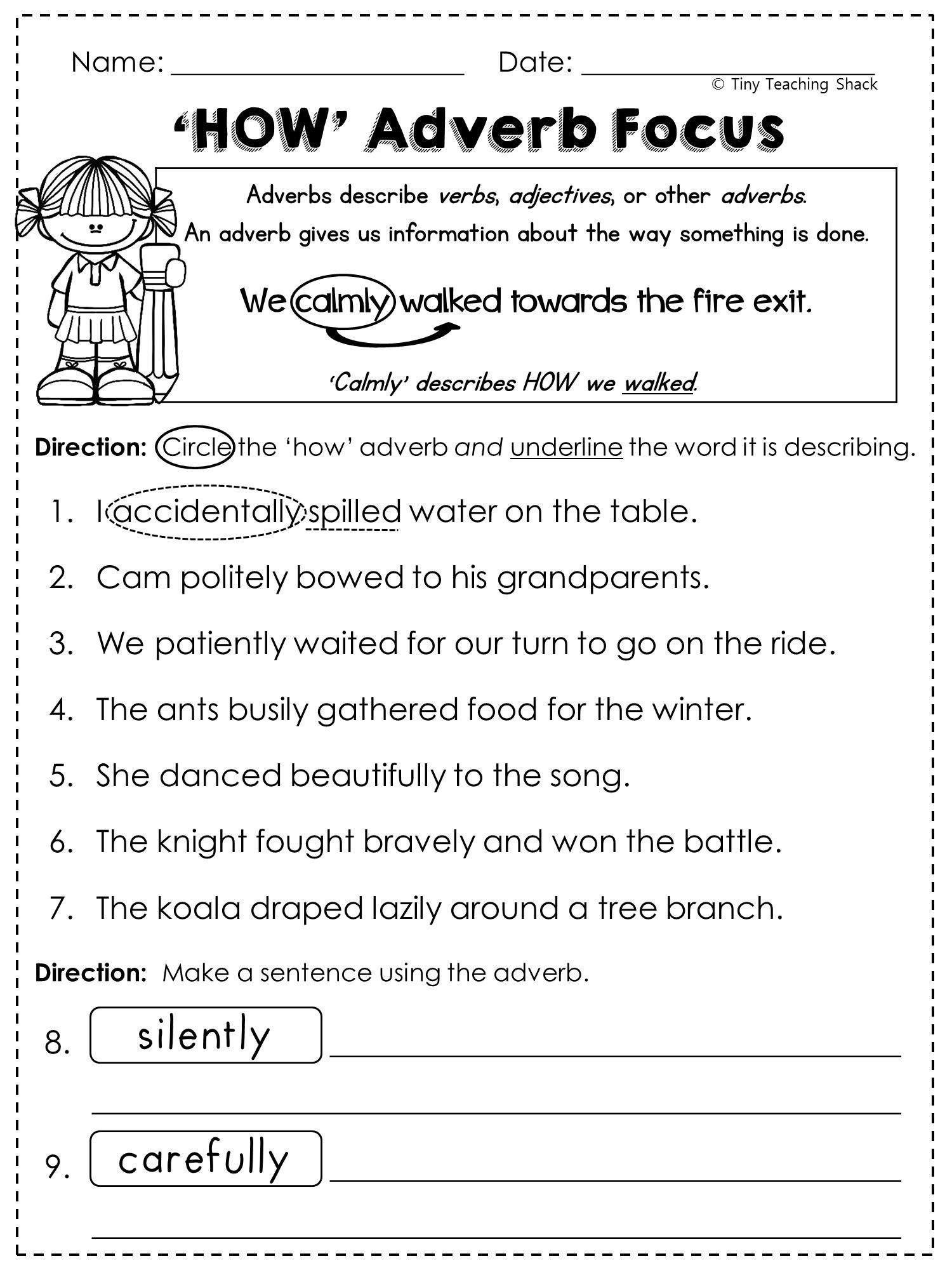 2Nd Grade Language Arts And Grammar Practice Sheets Freebie (Common - Free Printable Language Arts Worksheets For 1St Grade