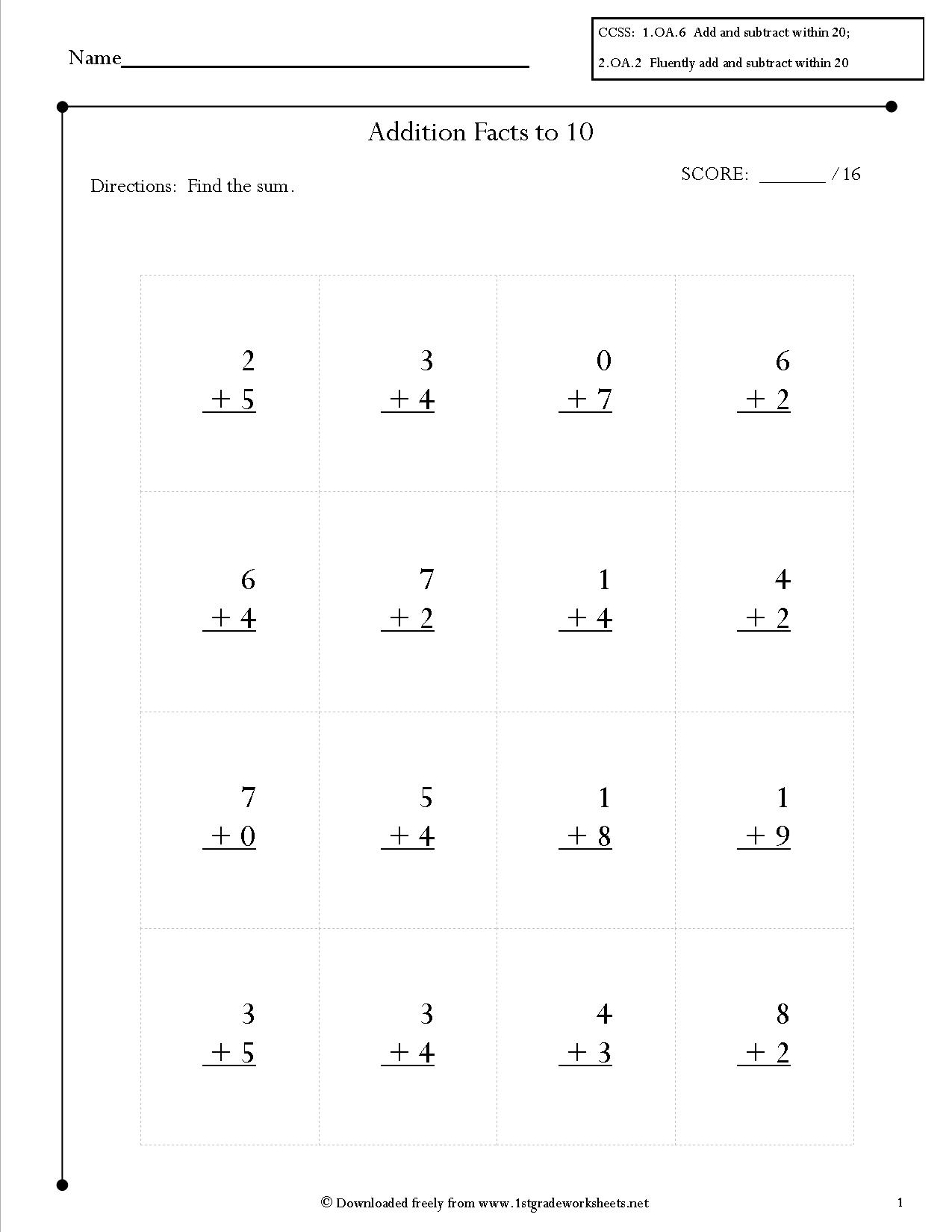 2Nd Grade Math Common Core State Standards Worksheets - Free Printable Common Core Math Worksheets For Third Grade