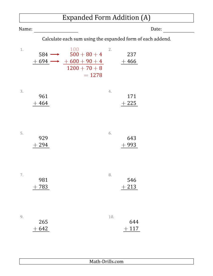 The Converting Between Standard, Expanded And Written Forms To Free