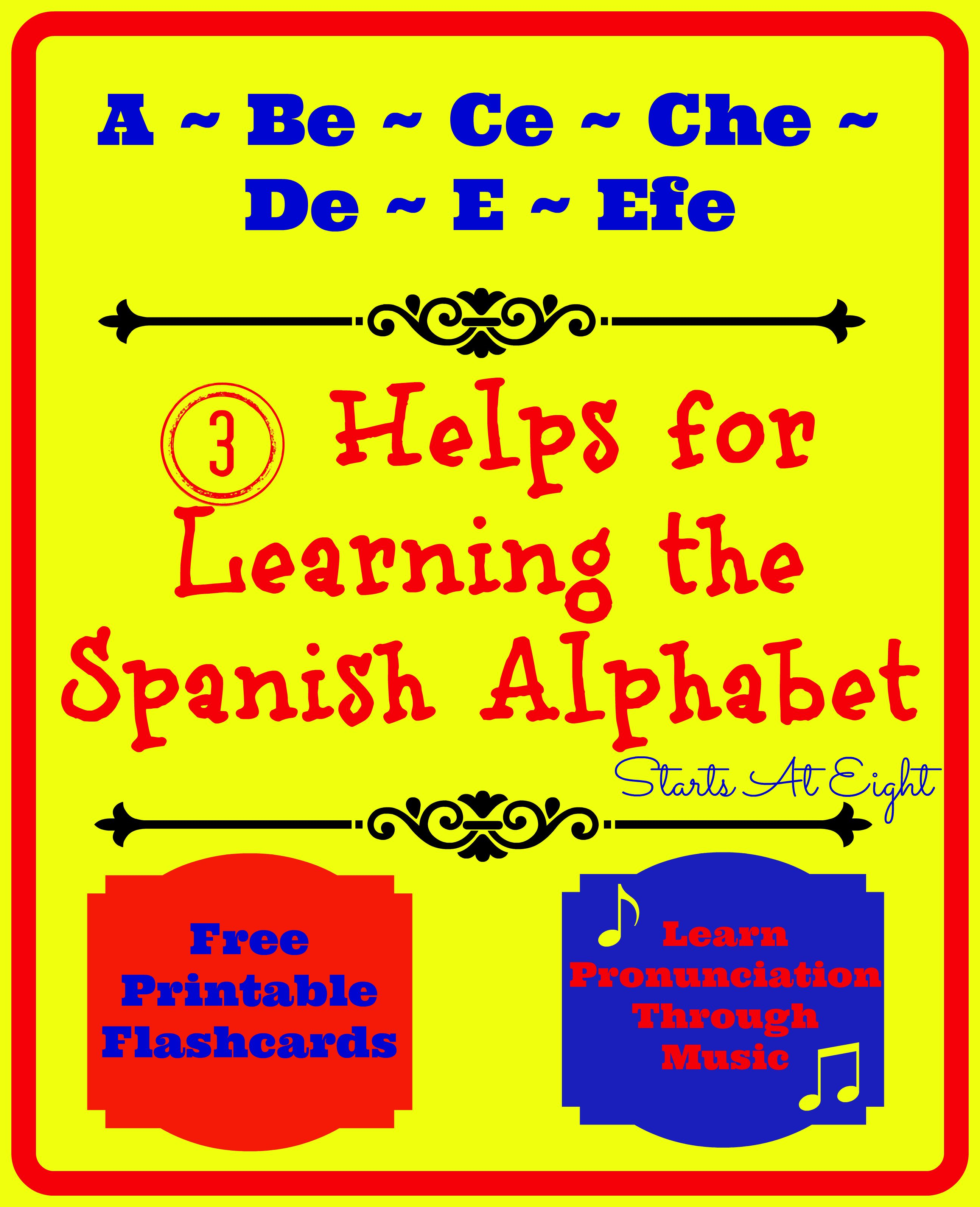 3 Helps For Learning The Spanish Alphabet | Lesson Plans | Spanish - Spanish Alphabet Flashcards Free Printable