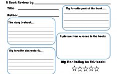 Free Printable Book Report Forms For Elementary Students