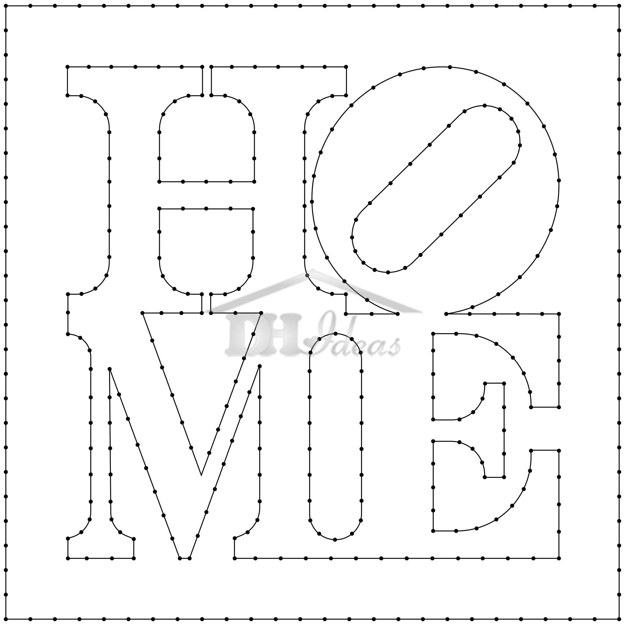 30 Free Printable String Art Patterns (Direct Download) - Free Printable String Art Patterns With Instructions