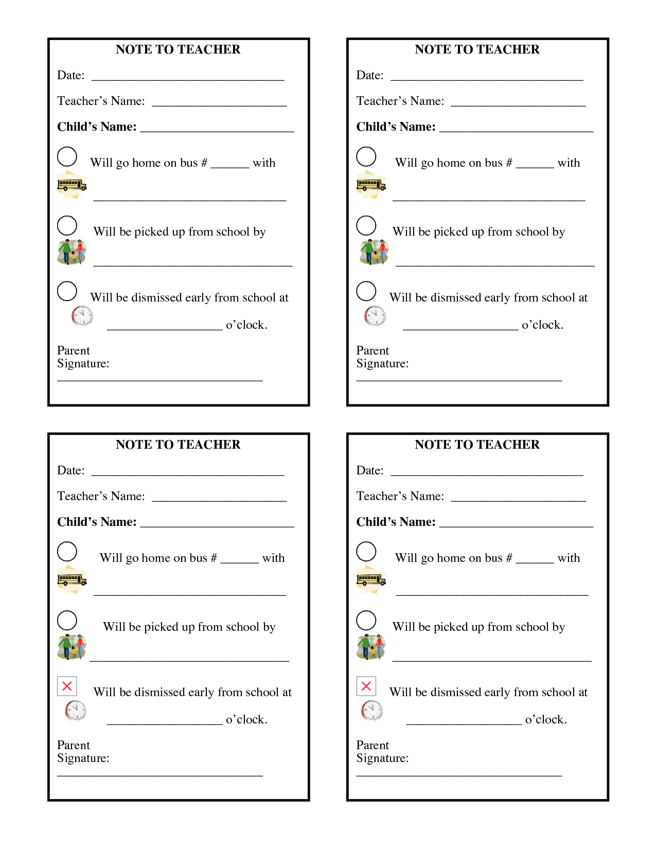 30 Images Of Conference Notes Template For Teachers | Bfegy - Free Printable Teacher Notes To Parents