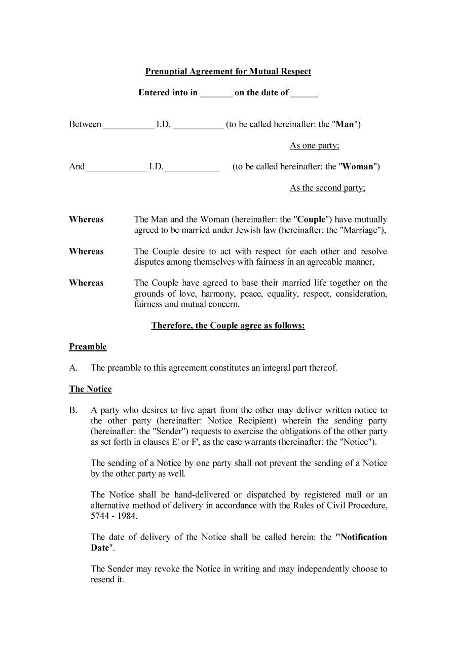 30+ Prenuptial Agreement Samples &amp;amp; Forms ᐅ Template Lab - Free Printable Prenuptial Agreement Form