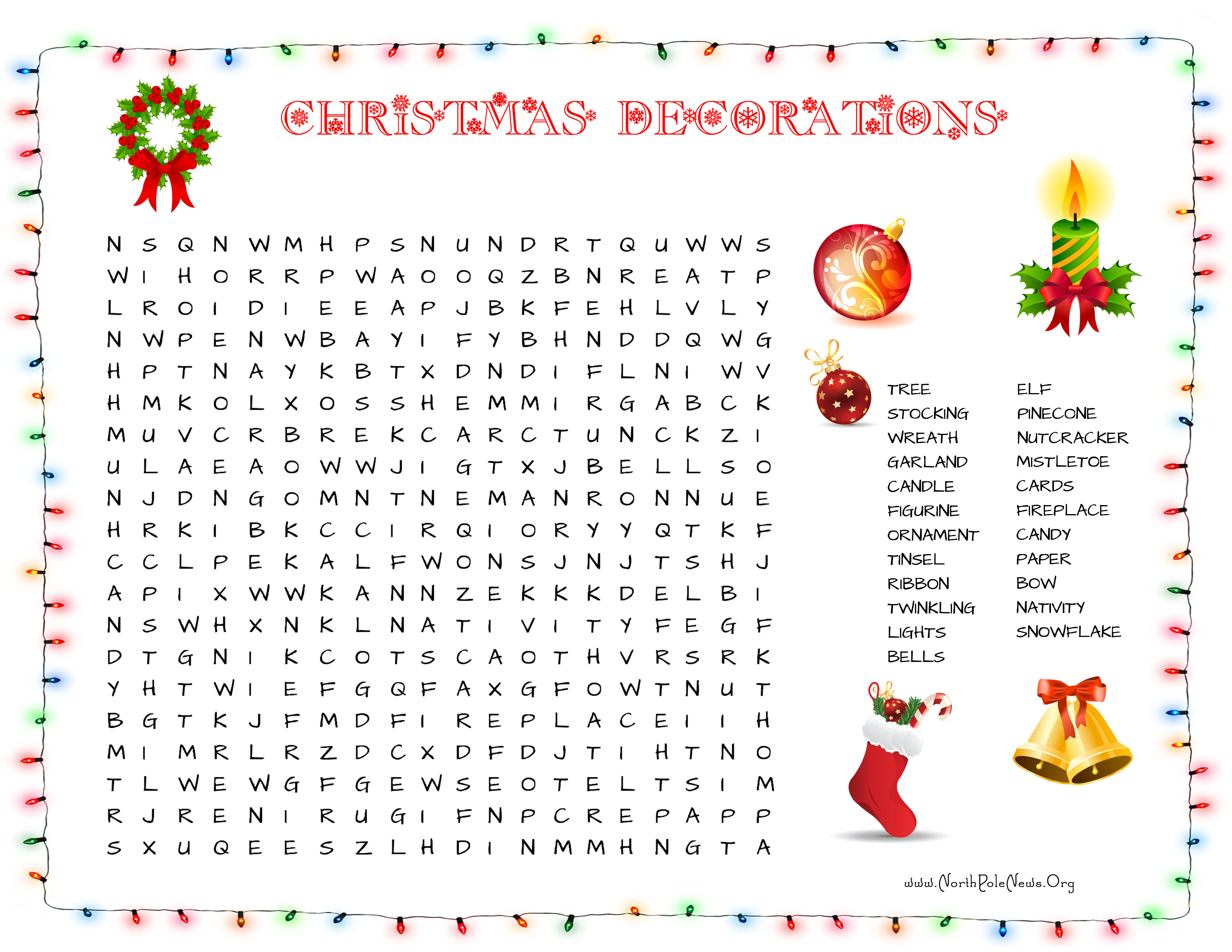 31 Free Christmas Word Search Puzzles For Kids - Free Printable Christmas Puzzles