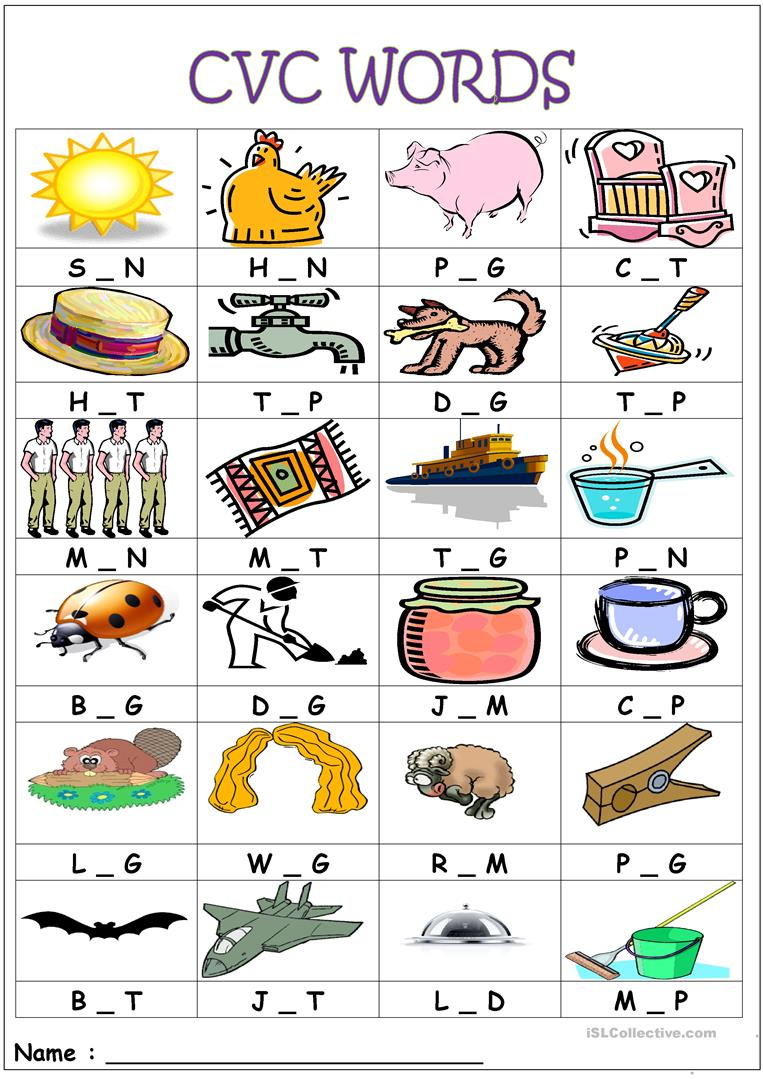 32 Free Esl Cvc Worksheets - Free Printable Cvc Worksheets