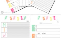 Free Printable Daily Planner 2017