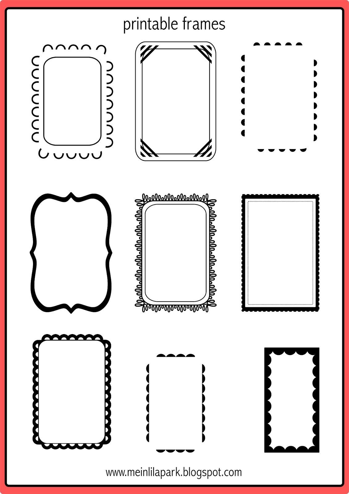 35+ Inspiration Picture Of Scrapbooking Frames Printable | Scrapbook - Free Printable Frames For Scrapbooking