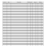 37 Checkbook Register Templates [100% Free, Printable]   Template Lab   Free Printable Blank Check Register Template