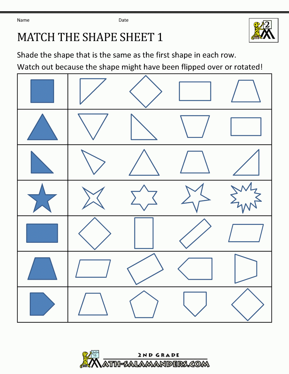 3Rd Grade Geometry Worksheets Fresh 2Nd Grade Geometry Worksheets - Free Printable Geometry Worksheets For 3Rd Grade
