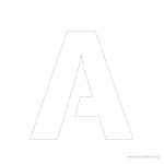4 Inch Stencil Letters | Stencil Letters Org   Free Printable 12 Inch Letter Stencils