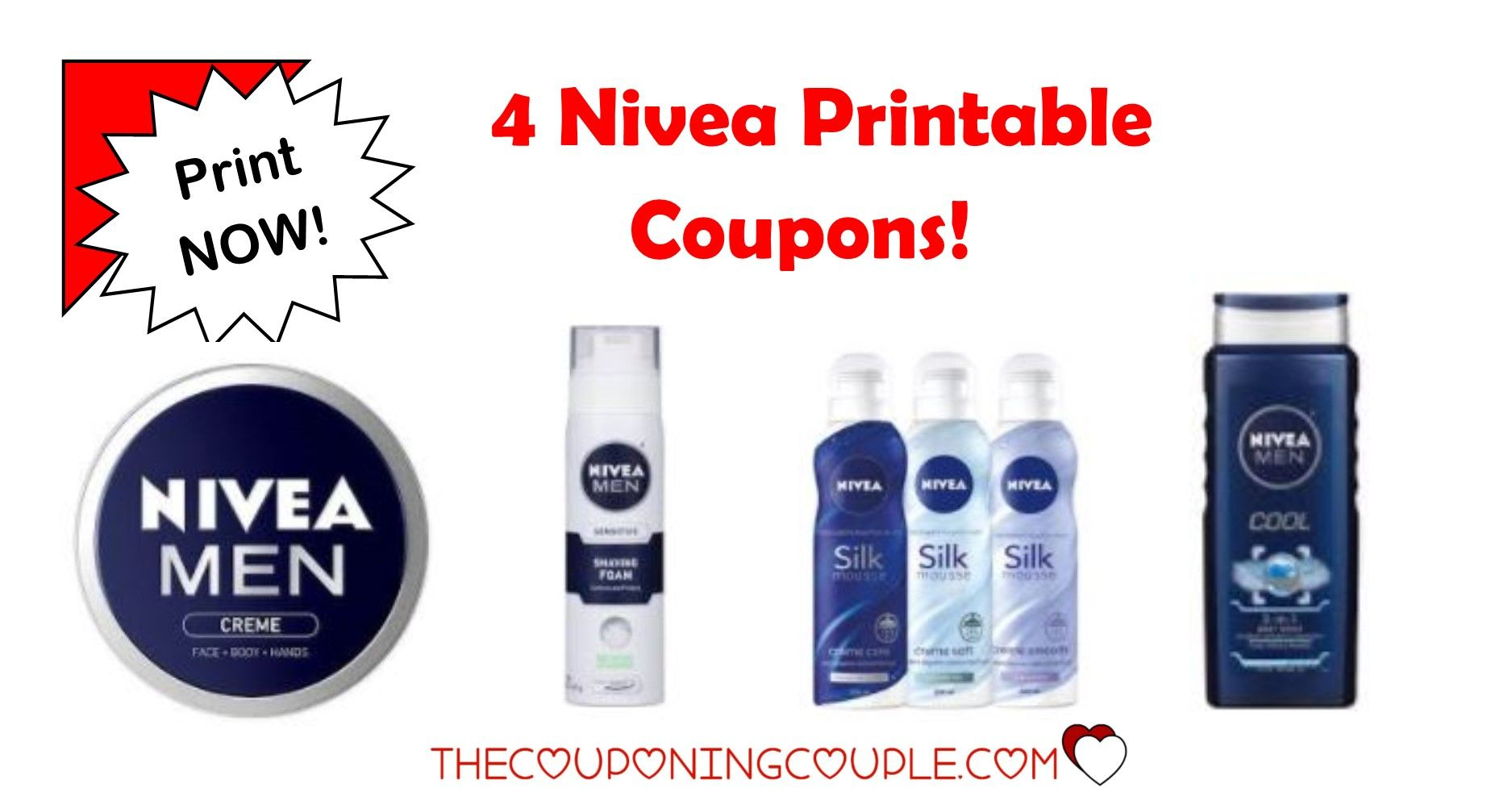 4 New Nivea Printable Coupons ~ $9 In Savings! Wow! | Store Ads - Free Printable Nivea Coupons