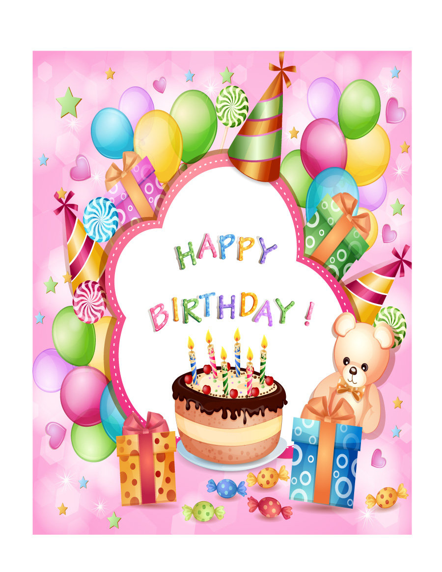 40+ Free Birthday Card Templates ᐅ Template Lab - Free Printable Personalized Birthday Cards