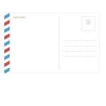 40+ Great Postcard Templates & Designs [Word + Pdf]   Template Lab   Free Printable Postcard Template