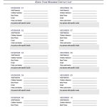 40 Phone & Email Contact List Templates [Word, Excel]   Template Lab   Free Printable Phone List Template