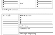 40+ Printable Daily Planner Templates (Free) – Template Lab – Free Printable Forms For Organizing