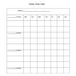 43 Free Chore Chart Templates For Kids   Template Lab   Free Printable Charts And Lists