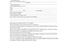 Free Printable Automobile Bill Of Sale Template