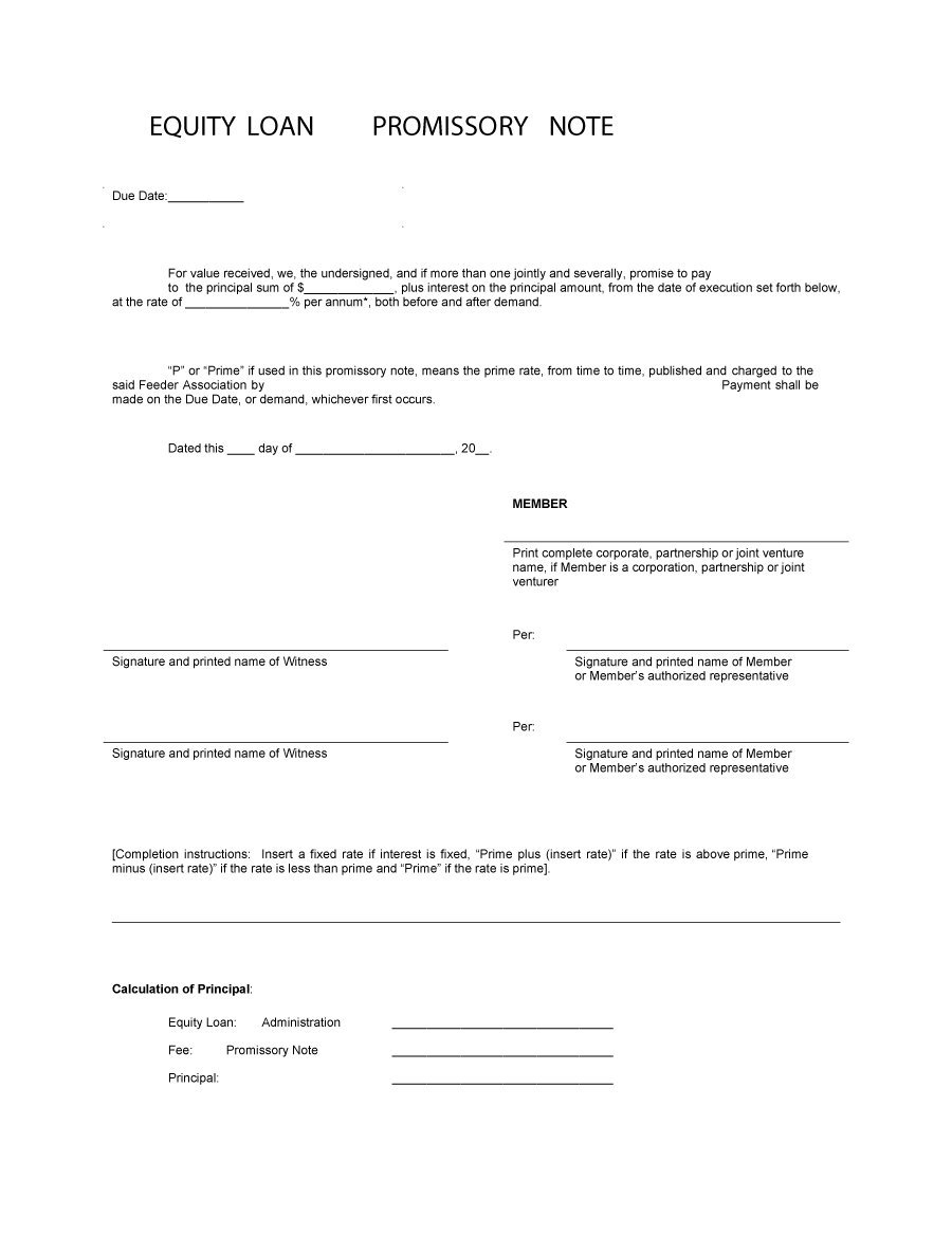 45 Free Promissory Note Templates &amp;amp; Forms [Word &amp;amp; Pdf] - Template Lab - Free Printable Promissory Note Contract