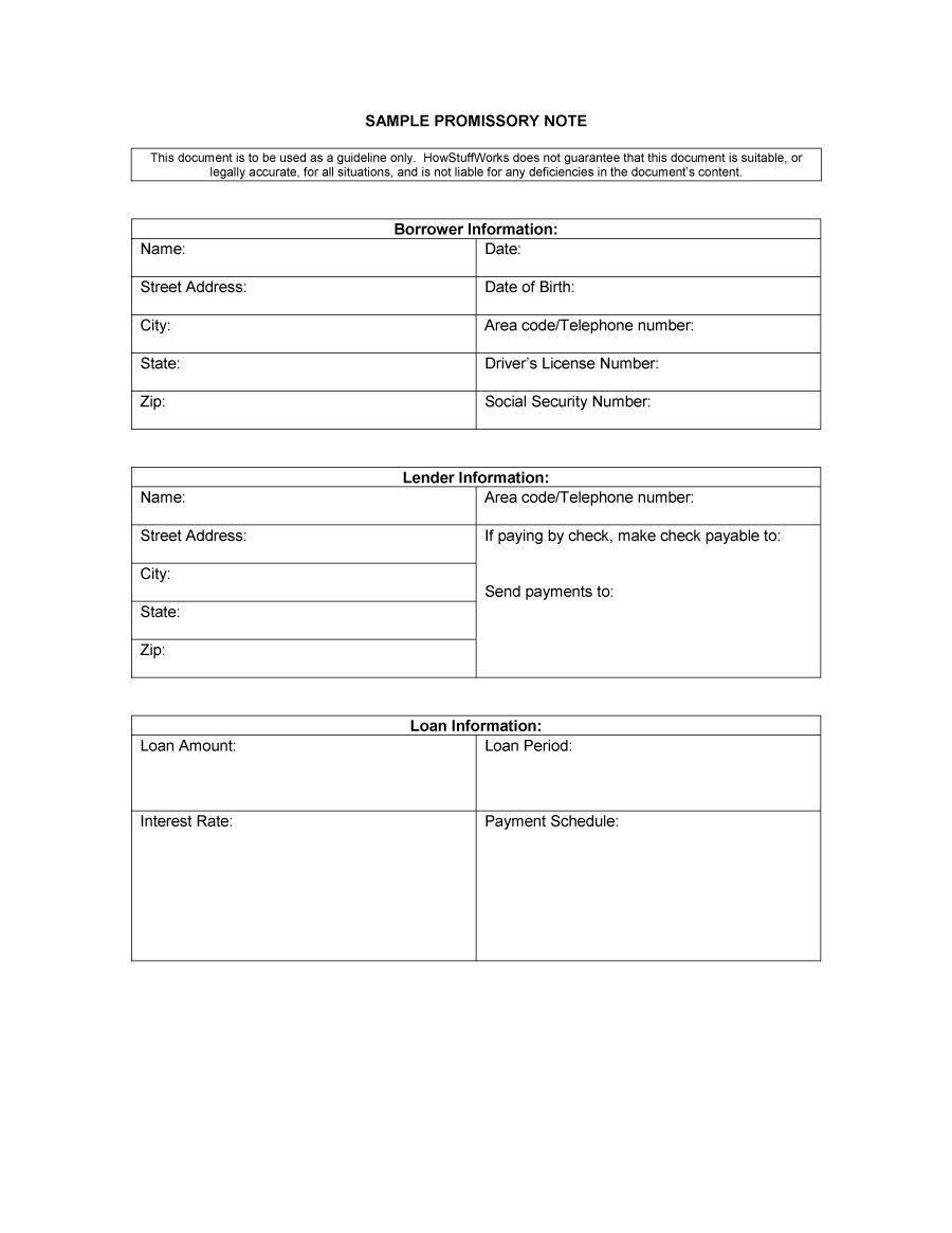 45 Free Promissory Note Templates &amp;amp; Forms [Word &amp;amp; Pdf] - Template Lab - Free Printable Promissory Note For Personal Loan