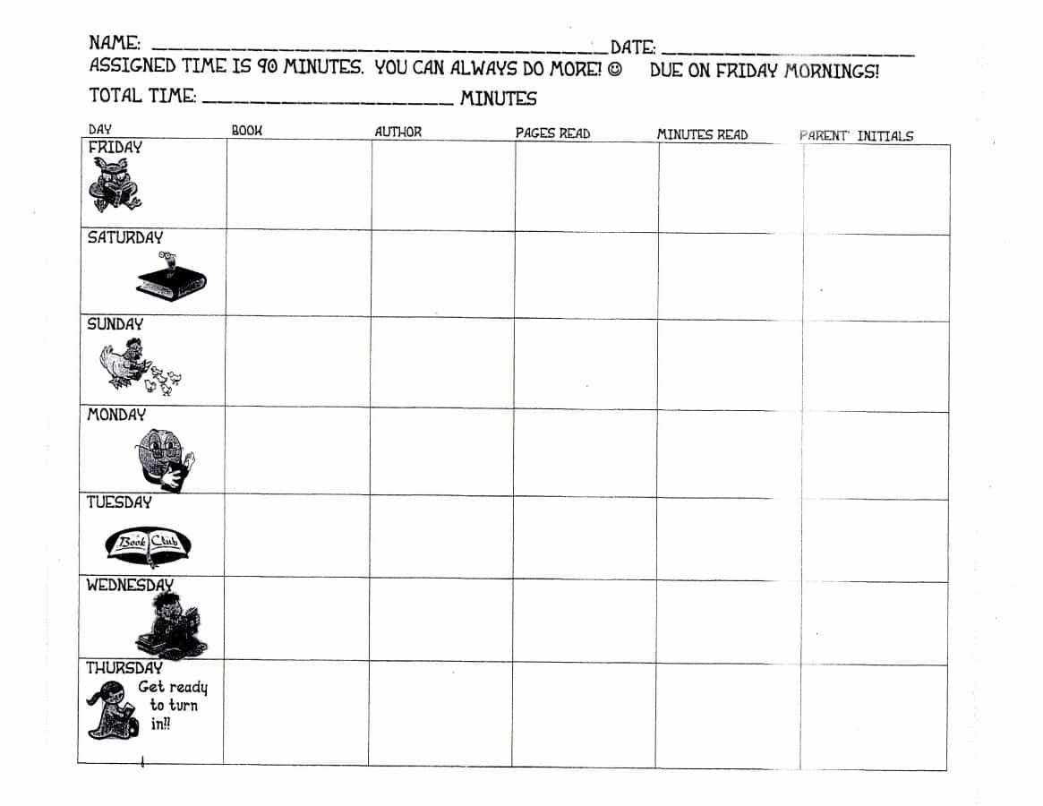 47 Printable Reading Log Templates For Kids, Middle School &amp;amp; Adults - Free Printable Reading Log