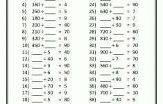 4Th Grade Math Worksheets Printable Free | Anushka Shyam | Pinterest – Free Printable Math Worksheets For 4Th Grade