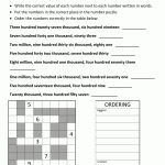 4Th Grade Math Worksheets Reading Writing Big Numbers 2 | M A T H (4   Free Printable Fun Math Worksheets For 4Th Grade