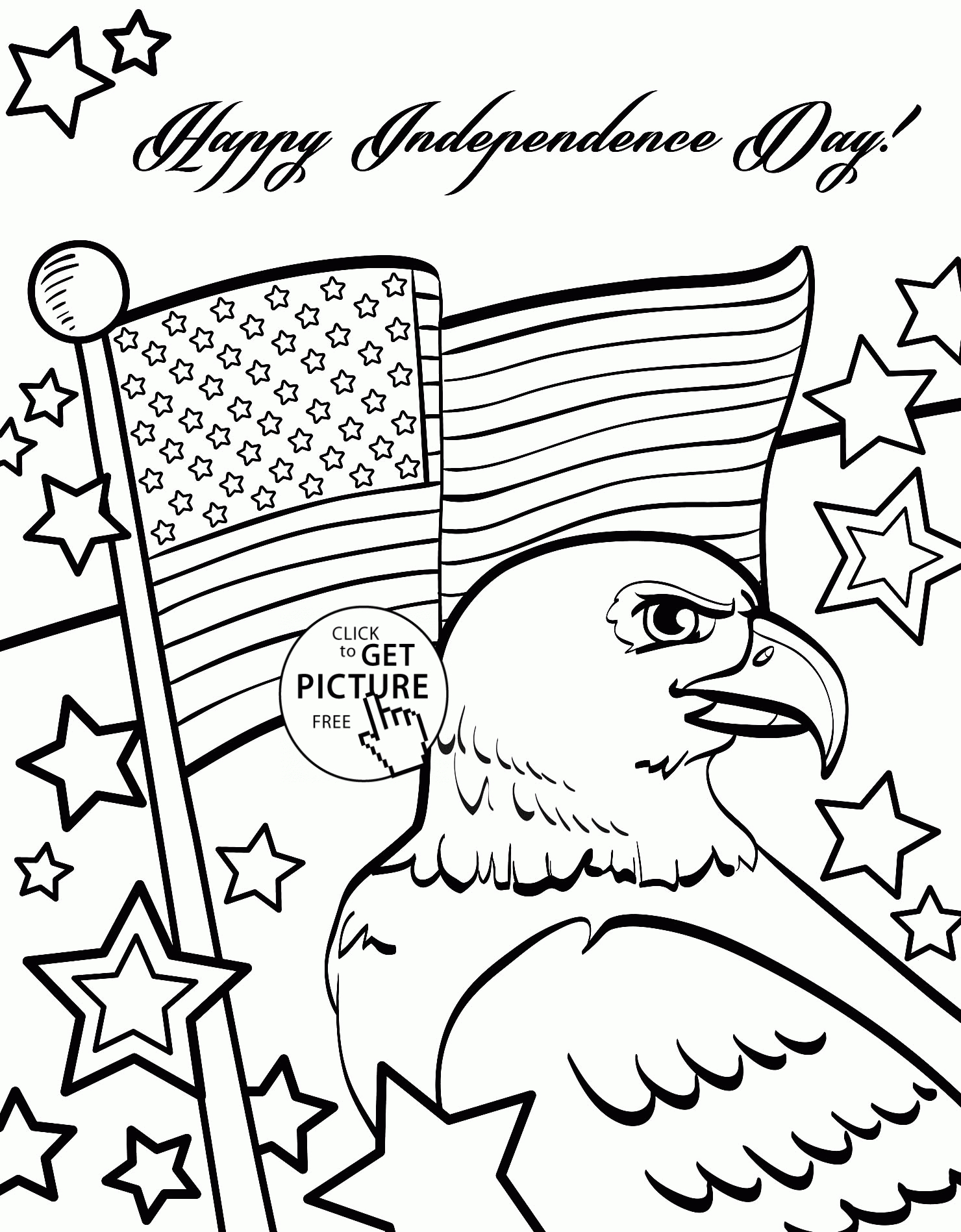 4Th Of July Coloring Pages Printable 3 #26409 - Free Printable 4Th Of July Coloring Pages