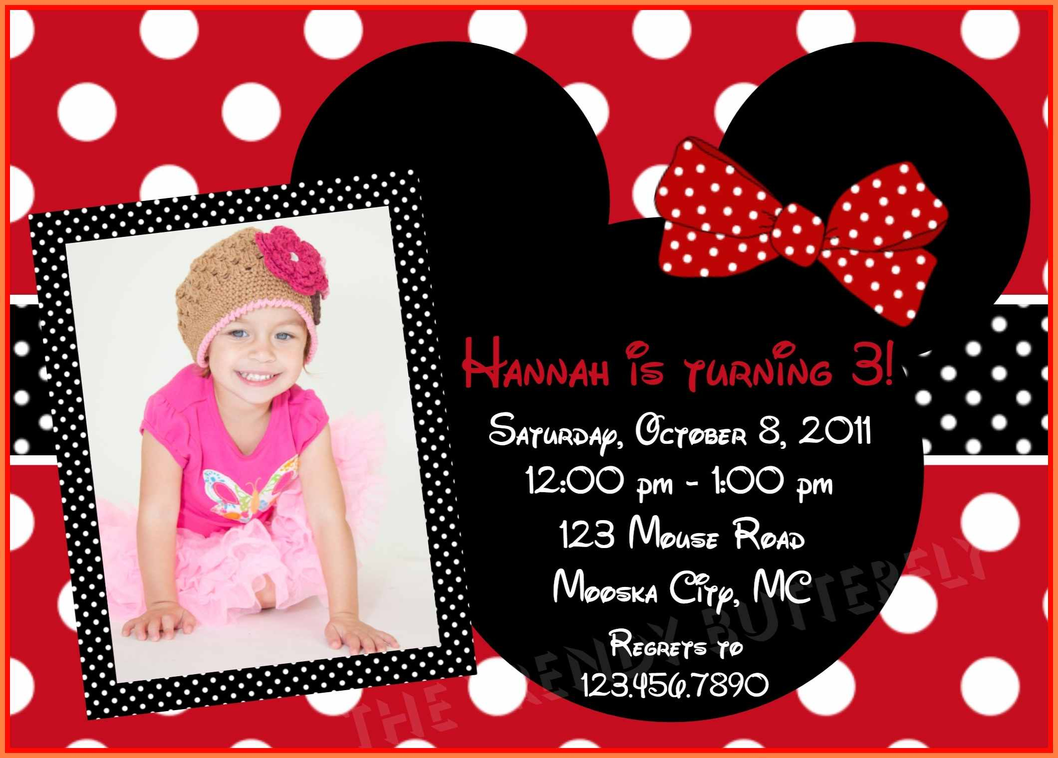 5+ Free Minnie Mouse Invitation Template | Andrew Gunsberg - Free Minnie Mouse Printable Templates