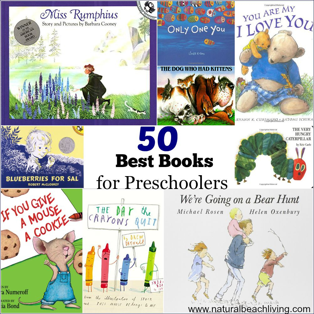 50 Best Books For Preschoolers - Free Printables Reading Logs - Free Printable Books For Kindergarten