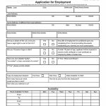 50 Free Employment / Job Application Form Templates [Printable   Free Printable Application For Employment Template
