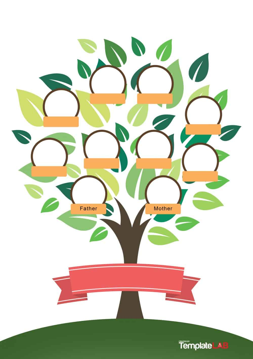 50+ Free Family Tree Templates (Word, Excel, Pdf) ᐅ Template Lab - Family Tree Maker Free Printable