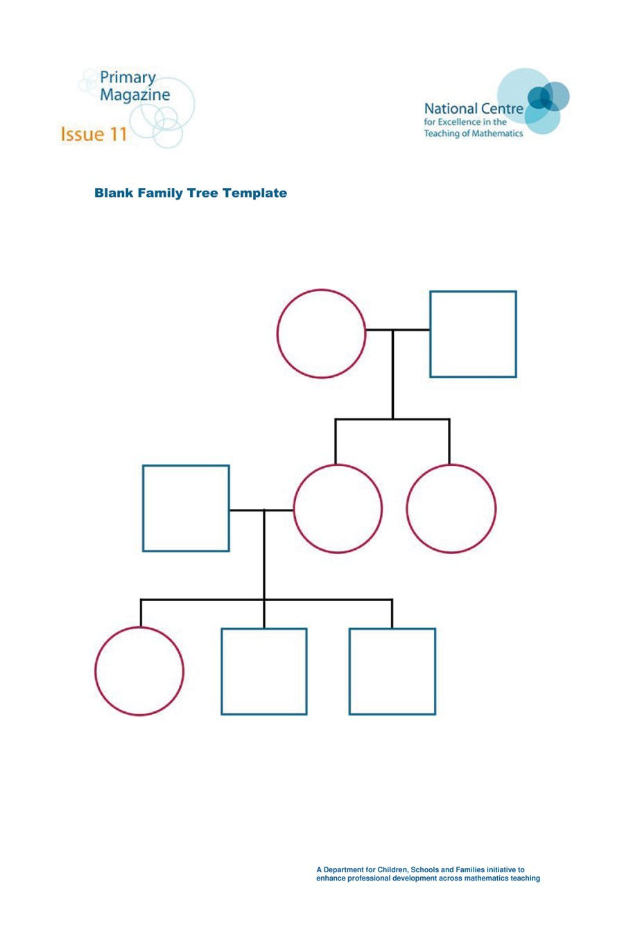 50+ Free Family Tree Templates (Word, Excel, Pdf) - Template Lab - Family Tree Maker Online Free Printable