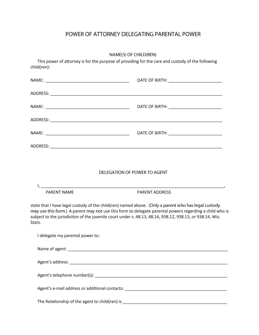 50 Free Power Of Attorney Forms &amp;amp; Templates (Durable, Medical,general) - Free Printable Power Of Attorney Form California