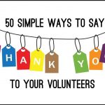 50 Simple Ways To Say "thank You" To Your Volunteers ~ Relevant   Free Printable Volunteer Thank You Cards