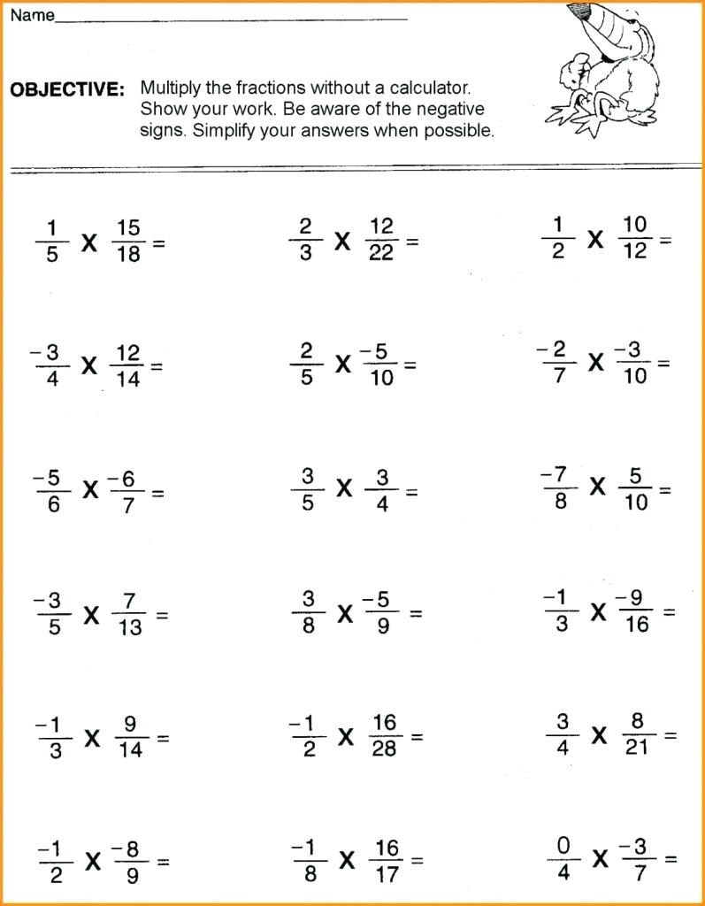 5Th Grade Math Worksheets Printable Fifth Grade Grade Collection Of - 7Th Grade Math Worksheets Free Printable With Answers