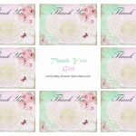 6 Best Images Of Printable Baby Shower Thank You Baby Steam Shower   Free Printable Baby Shower Thank You Cards