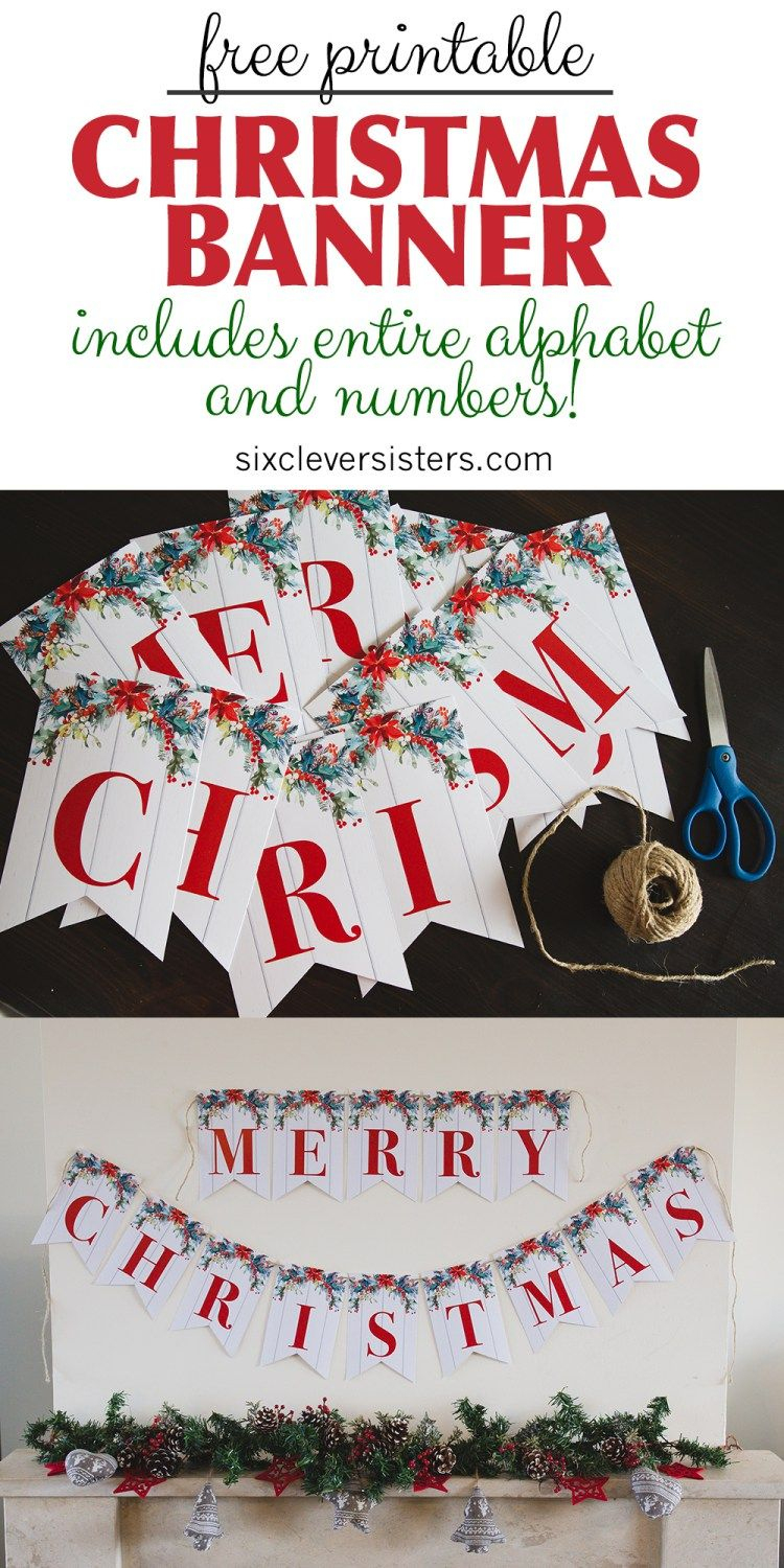 6 Free Printable Christmas Signs | Christmas | Pinterest | Merry - Free Printable Christmas Party Signs
