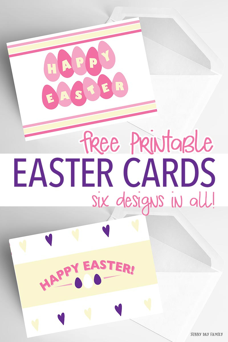 6 Free Printable Easter Cards Every Bunny Will Love | Sunny Day Family - Free Printable Easter Cards
