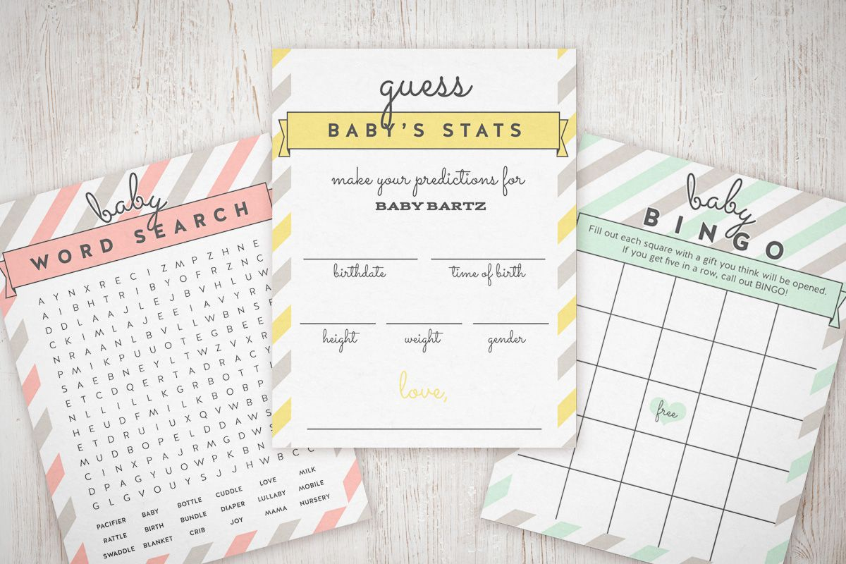 67 Free Printable Baby Shower Games - Free Printable Online Baby Shower Games