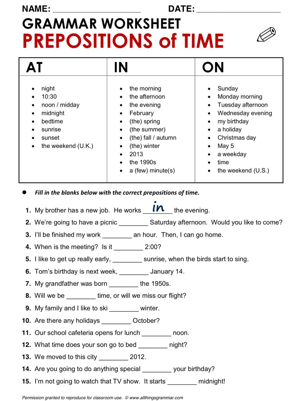 6Th Grade Grammar Worksheets English Exercises Save Sixth Assessment - Free Printable Esl Grammar Worksheets