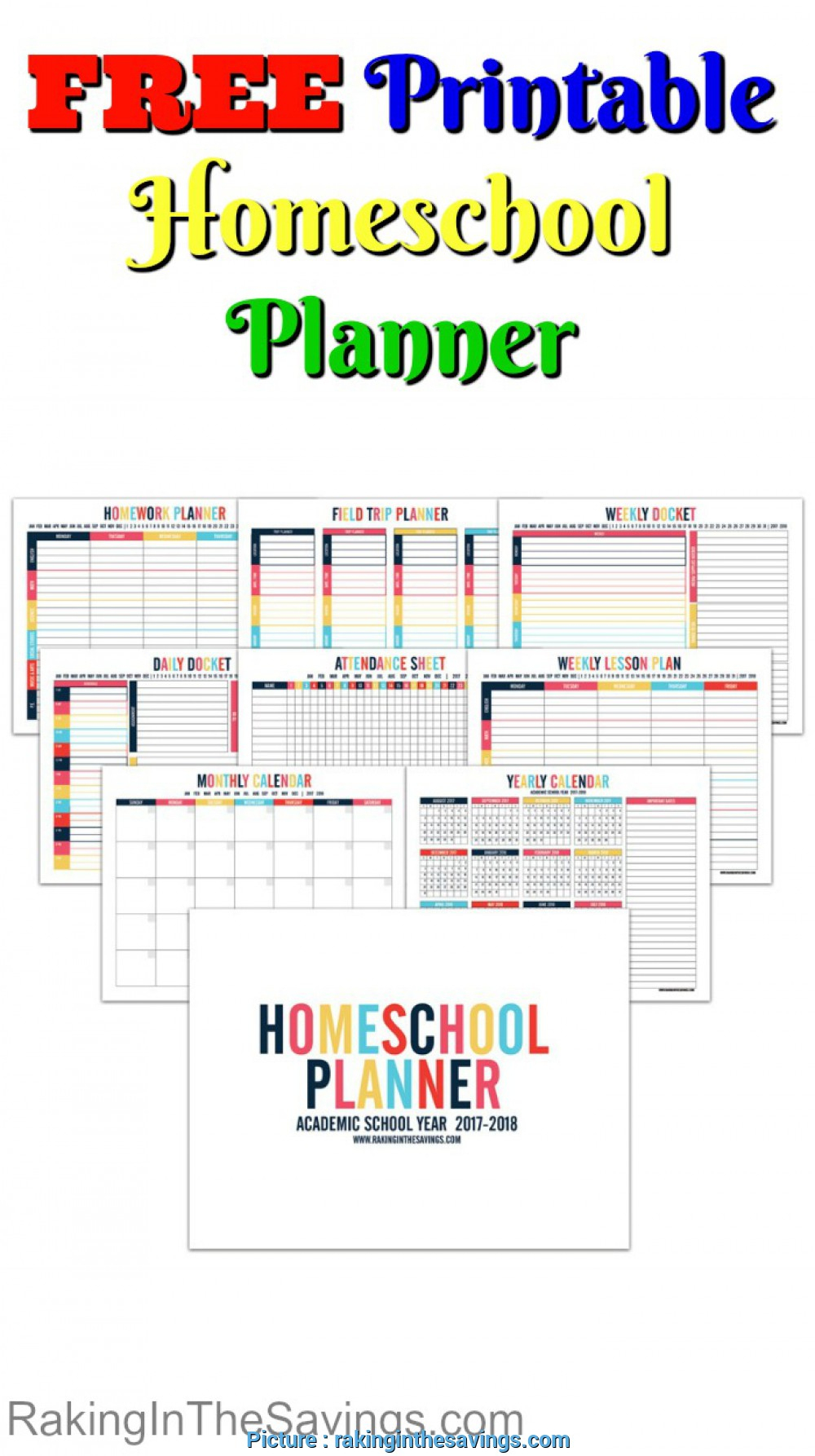 7 Creative Homeschool Lesson Planner Printable Collections - Maidan - Homeschool Lesson Planner Free Printable
