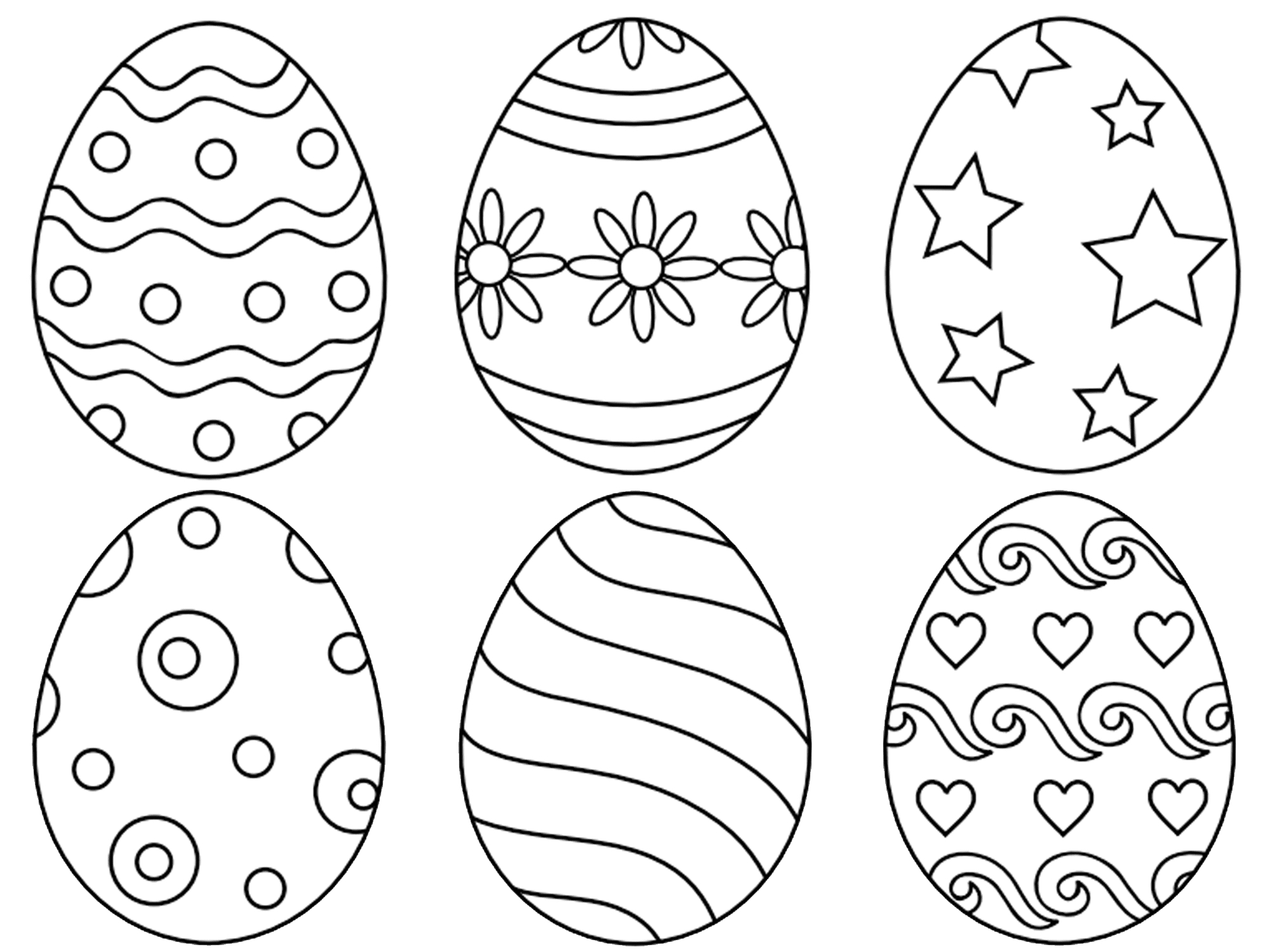 7 Places For Free, Printable Easter Egg Coloring Pages - Free Printable Easter Basket Coloring Pages