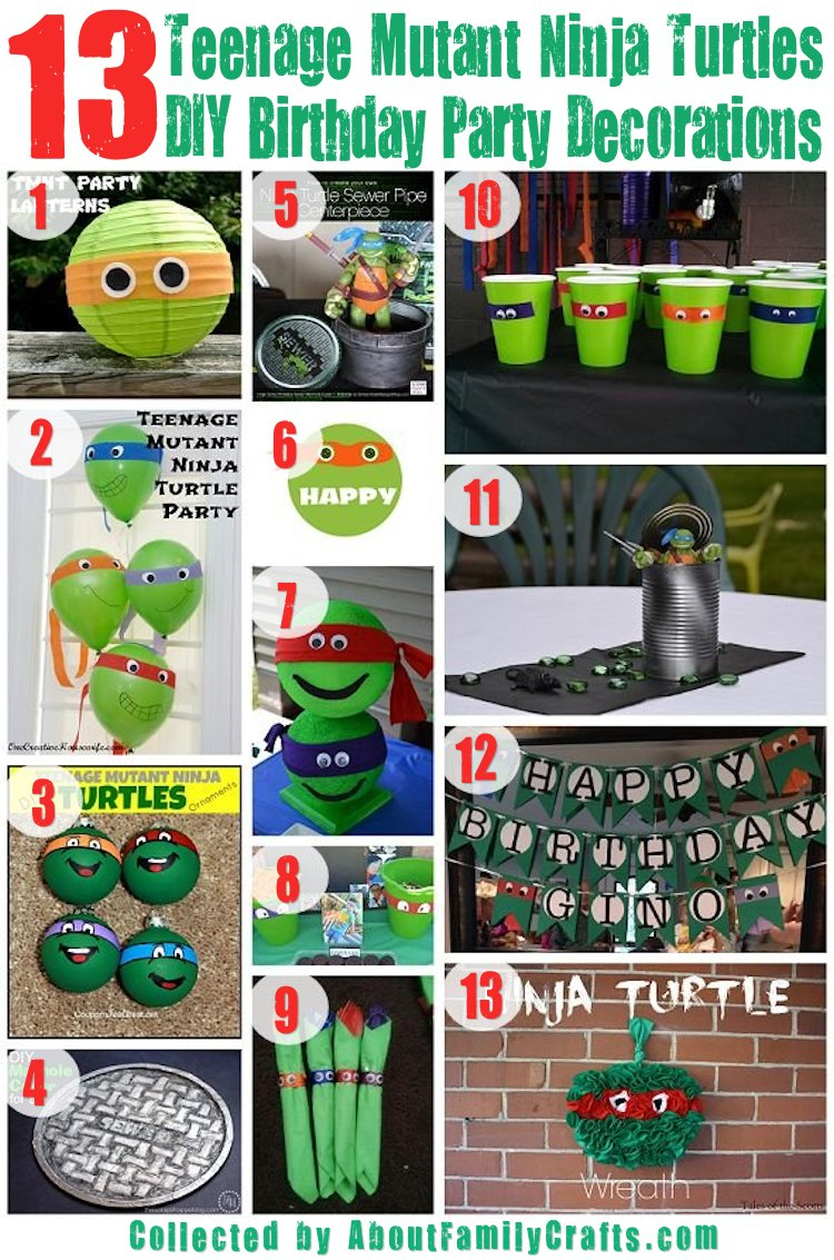 75+ Diy Teenage Mutant Ninja Turtles Birthday Party Ideas – About - Free Printable Teenage Mutant Ninja Turtle Cupcake Toppers