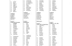 7Th Grade Spelling Worksheets Free Printable