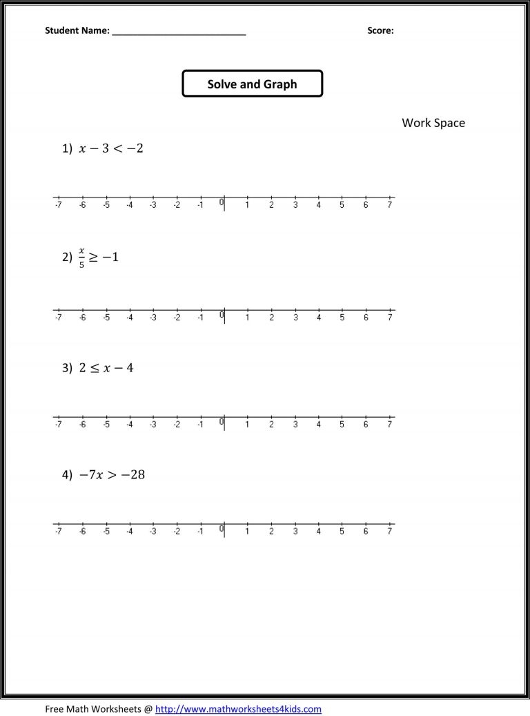 7Th Grade Worksheets Free 7Th Grade Math Worksheets Free Printable - 7Th Grade Math Worksheets Free Printable With Answers